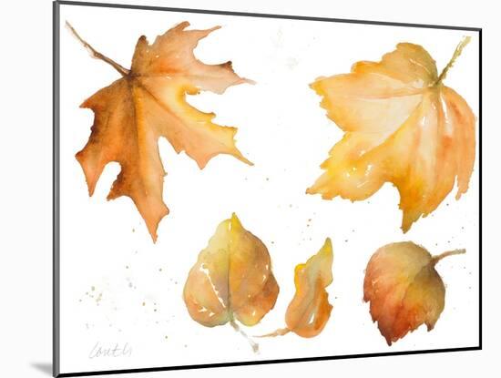 Tawny Autumn Leaves-Lanie Loreth-Mounted Art Print