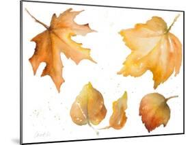 Tawny Autumn Leaves-Lanie Loreth-Mounted Art Print