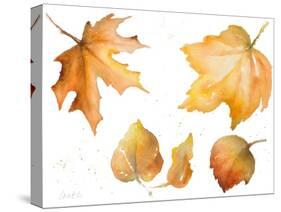 Tawny Autumn Leaves-Lanie Loreth-Stretched Canvas