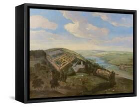 Tawstock Court in Devon, with a View of Barnstable in the Distance, C.1740-null-Framed Stretched Canvas