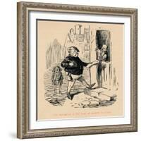 'Tax Collecting in the reign of Edward the First', c1860, (c1860)-John Leech-Framed Giclee Print