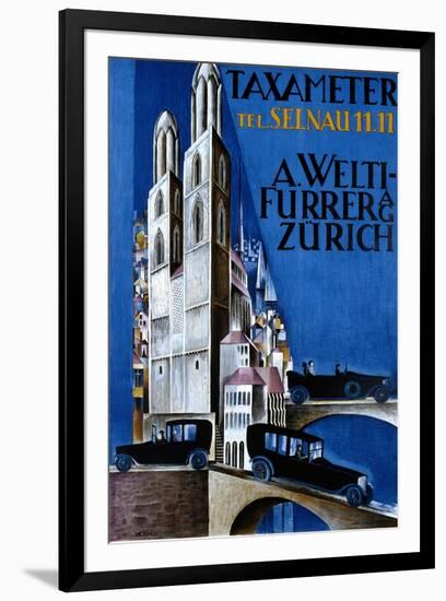 Taxameter A Welti-Furrer AG, Zurich-Morach-Framed Art Print