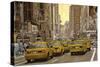 Taxi a New York-Guido Borelli-Stretched Canvas