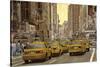 Taxi a New York-Guido Borelli-Stretched Canvas