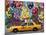 Taxi and mural painting in Soho, NYC-Michel Setboun-Mounted Giclee Print
