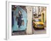 Taxi and Street Scene, Kolkata (Calcutta), West Bengal, India-Peter Adams-Framed Photographic Print