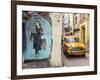 Taxi and Street Scene, Kolkata (Calcutta), West Bengal, India-Peter Adams-Framed Photographic Print