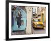 Taxi and Street Scene, Kolkata (Calcutta), West Bengal, India-Peter Adams-Framed Photographic Print