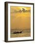 Taxi Boat in the Phra Nang Beach, Evening Mood, Ao Nang, Krabi, Thailand-Rainer Mirau-Framed Photographic Print