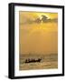 Taxi Boat in the Phra Nang Beach, Evening Mood, Ao Nang, Krabi, Thailand-Rainer Mirau-Framed Photographic Print