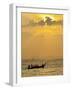 Taxi Boat in the Phra Nang Beach, Evening Mood, Ao Nang, Krabi, Thailand-Rainer Mirau-Framed Photographic Print