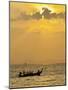 Taxi Boat in the Phra Nang Beach, Evening Mood, Ao Nang, Krabi, Thailand-Rainer Mirau-Mounted Photographic Print