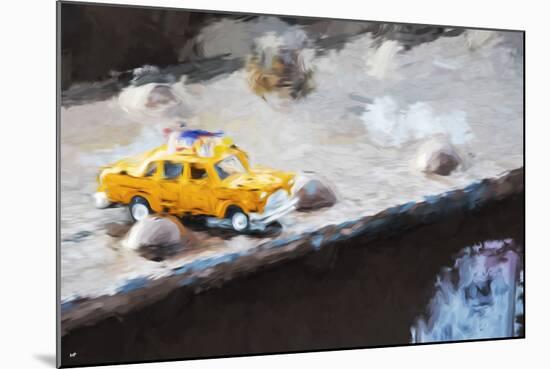 Taxi Bridge - In the Style of Oil Painting-Philippe Hugonnard-Mounted Giclee Print