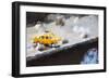 Taxi Bridge - In the Style of Oil Painting-Philippe Hugonnard-Framed Giclee Print