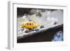 Taxi Bridge - In the Style of Oil Painting-Philippe Hugonnard-Framed Giclee Print