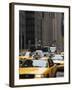 Taxi Cabs, Avenue of the Americas, Manhattan, New York City, New York, USA-Amanda Hall-Framed Photographic Print