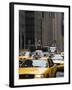 Taxi Cabs, Avenue of the Americas, Manhattan, New York City, New York, USA-Amanda Hall-Framed Photographic Print