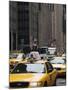 Taxi Cabs, Avenue of the Americas, Manhattan, New York City, New York, USA-Amanda Hall-Mounted Photographic Print