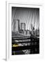 Taxi Cabs - Brooklyn Bridge - Yellow Cabs - Manhattan - New York City - United States-Philippe Hugonnard-Framed Premium Photographic Print