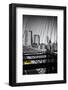 Taxi Cabs - Brooklyn Bridge - Yellow Cabs - Manhattan - New York City - United States-Philippe Hugonnard-Framed Photographic Print