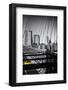 Taxi Cabs - Brooklyn Bridge - Yellow Cabs - Manhattan - New York City - United States-Philippe Hugonnard-Framed Premium Photographic Print