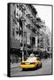 Taxi Cabs - Chinatown - Yellow Cabs - Manhattan - New York City - United States-Philippe Hugonnard-Framed Stretched Canvas