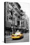 Taxi Cabs - Chinatown - Yellow Cabs - Manhattan - New York City - United States-Philippe Hugonnard-Stretched Canvas