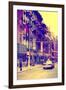 Taxi Cabs - Chinatown - Yellow Cabs - Manhattan - New York City - United States-Philippe Hugonnard-Framed Premium Photographic Print