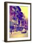 Taxi Cabs - Chinatown - Yellow Cabs - Manhattan - New York City - United States-Philippe Hugonnard-Framed Photographic Print