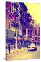 Taxi Cabs - Chinatown - Yellow Cabs - Manhattan - New York City - United States-Philippe Hugonnard-Stretched Canvas