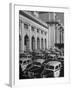 Taxi Cabs Lined Up Outside Union Station-Alfred Eisenstaedt-Framed Photographic Print