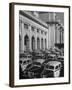 Taxi Cabs Lined Up Outside Union Station-Alfred Eisenstaedt-Framed Photographic Print