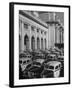 Taxi Cabs Lined Up Outside Union Station-Alfred Eisenstaedt-Framed Photographic Print