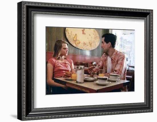 Taxi Driver by Martin Scorsese with Jodie Foster and Robert by Niro, 1976 (photo)-null-Framed Photo