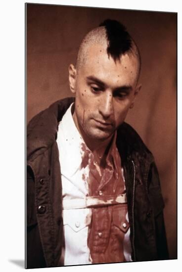 Taxi Driver by Martin Scorsese with Robert by Niro, 1976 (photo)-null-Mounted Photo