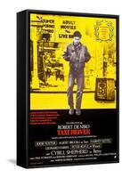 Taxi Driver, German Poster Art, Robert De Niro, 1976-null-Framed Stretched Canvas