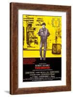 Taxi Driver, German Poster Art, Robert De Niro, 1976-null-Framed Art Print