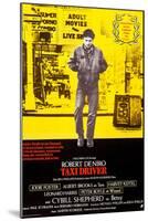 Taxi Driver, German Poster Art, Robert De Niro, 1976-null-Mounted Art Print