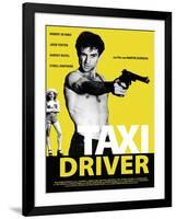 Taxi Driver, Jodie Foster, Robert De Niro, 1976-null-Framed Art Print