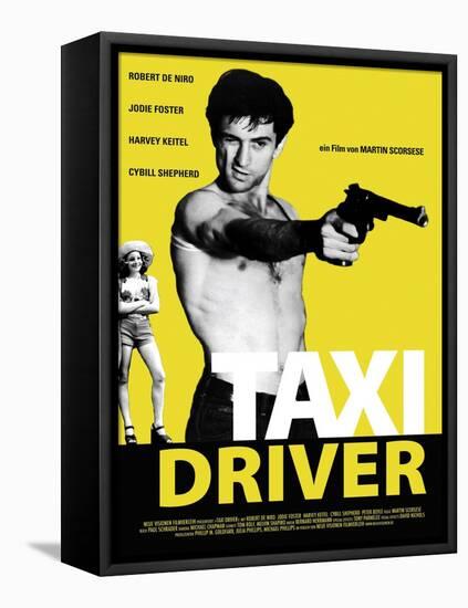 Taxi Driver, Jodie Foster, Robert De Niro, 1976-null-Framed Stretched Canvas