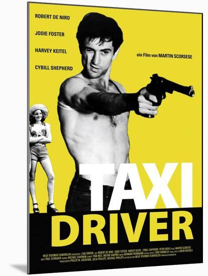 Taxi Driver, Jodie Foster, Robert De Niro, 1976-null-Mounted Art Print