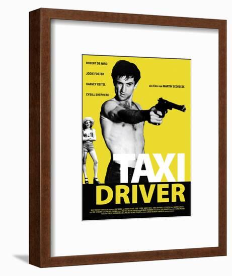 Taxi Driver, Jodie Foster, Robert De Niro, 1976-null-Framed Art Print