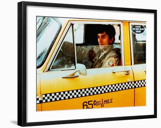 Taxi Driver, Robert De Niro, 1976-null-Framed Photo