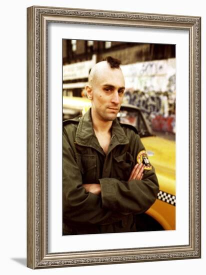 Taxi Driver, Robert De Niro, 1976-null-Framed Photo