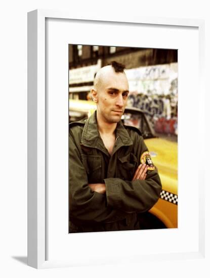 Taxi Driver, Robert De Niro, 1976-null-Framed Photo