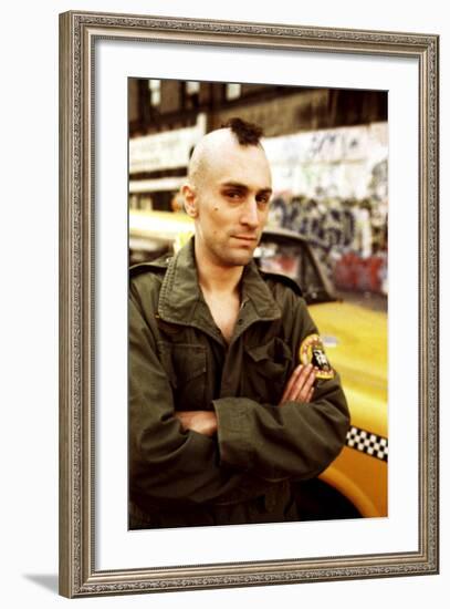 Taxi Driver, Robert De Niro, 1976-null-Framed Photo