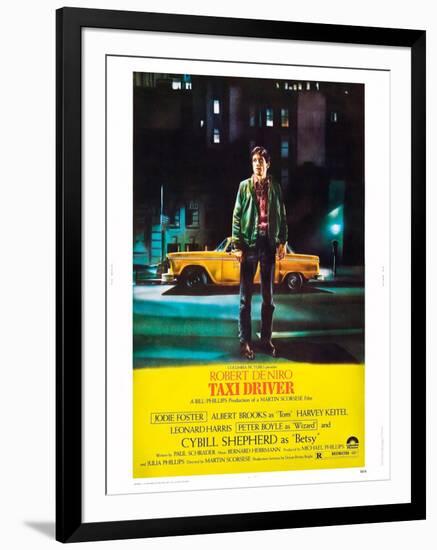 Taxi Driver, Robert De Niro, 1976-null-Framed Art Print