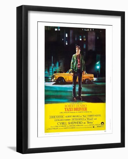 Taxi Driver, Robert De Niro, 1976-null-Framed Art Print