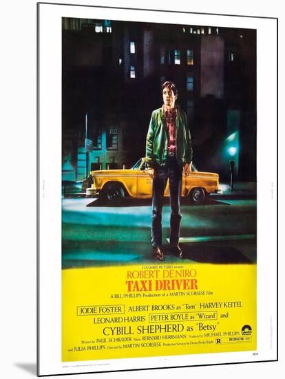 Taxi Driver, Robert De Niro, 1976-null-Mounted Art Print