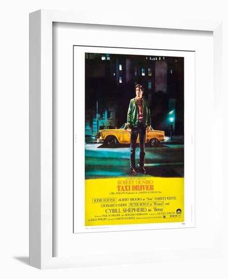 Taxi Driver, Robert De Niro, 1976-null-Framed Art Print